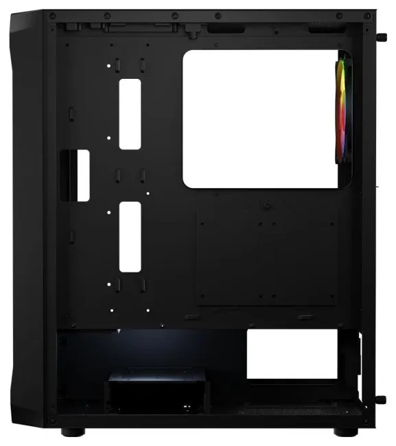 Kasë Logic Portos ARGB Midi-Tower – Zezë - Figura 7