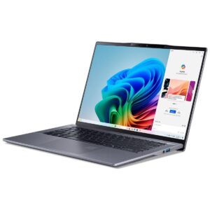 Laptop Acer Swift Go 14 AI SFG14-01-X38D / Snapdragon X Plus X1P-42-100 / 16GB / 1TB / 14.5'' 2K IPS / Qualcomm Adreno GPU / Gri
