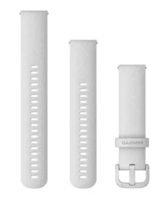 Rripë për orë Garmin Quick Release 20 / Silicione  – Bardhë