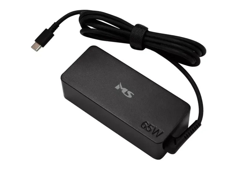 Adapter MS ARGER C300 / USB-C / Për laptop USB-C me PD3.0 / 65W / Input 100-240V / Output 5V-20V / Safe charging / I zi