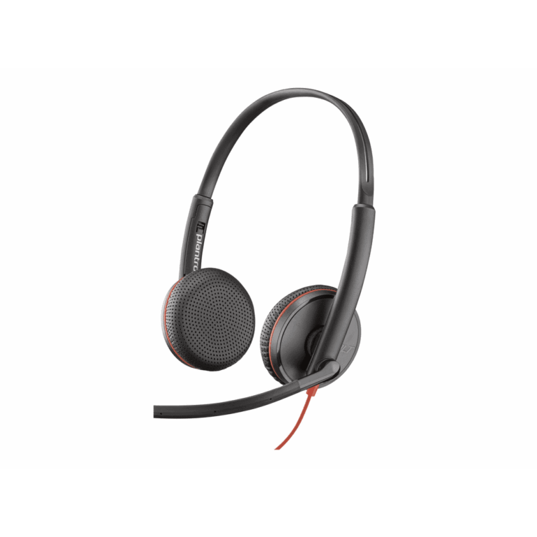 Kufje me Kabllo Poly Blackwire 3225 / 8X229A6 – Zezë