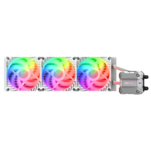 Ftohës për procesor  K COUGAR Poseidon Ultra 360 ARGB / Water Cooling - White