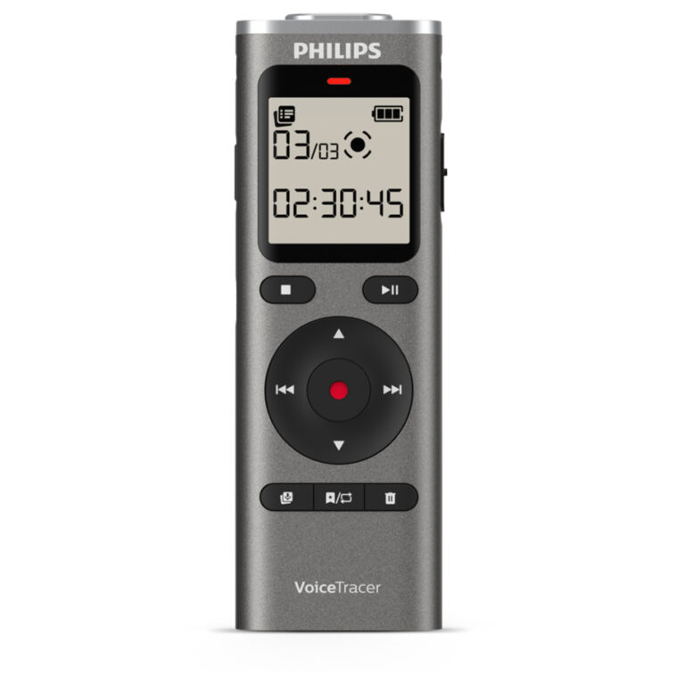 VoiceTracer Audio Recorder Philips DVT1170 / 8GB / USB-C dhe slot për kartë memorie
