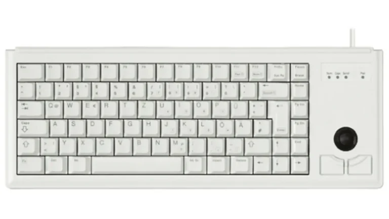 Tastierë me kabllo CHERRY G84-4400 TRACKBALL / USB / Gri