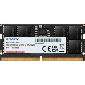 RAM Memorie DDR5 ADATA 32GB DDR5-5600 SO-DIMM– Premier Tray- Zezë