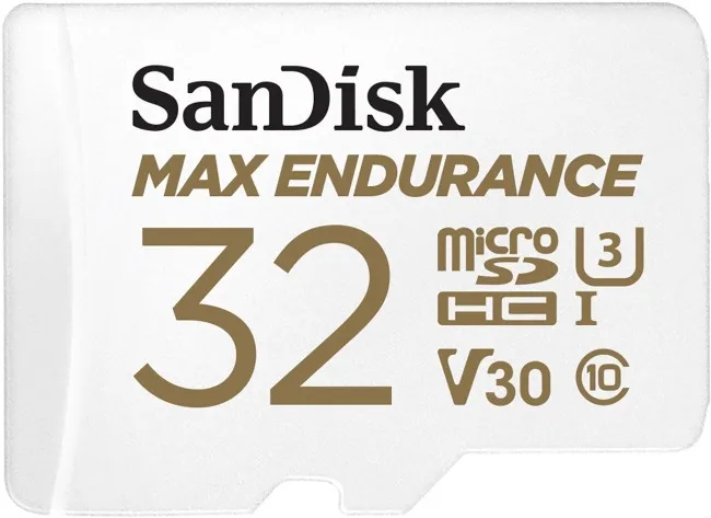 Kartë memorie SanDisk Max Endurance microSDHC / 32GB / Class 10 / U3 / me Adapter