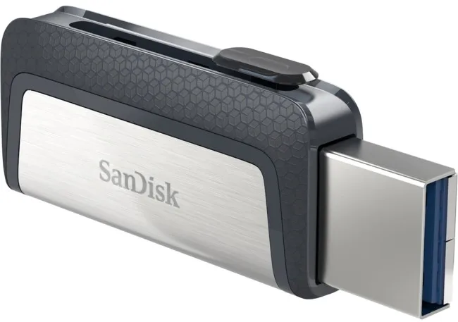 USB Flash Drive SanDisk Ultra Dual Drive – 64GB / USB Type-C - Gri