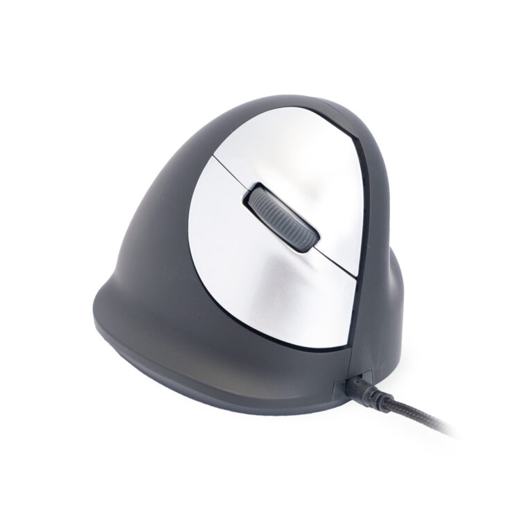 Maus me kabllo R-Go HE Ergonomic -Zezë/Bardhë