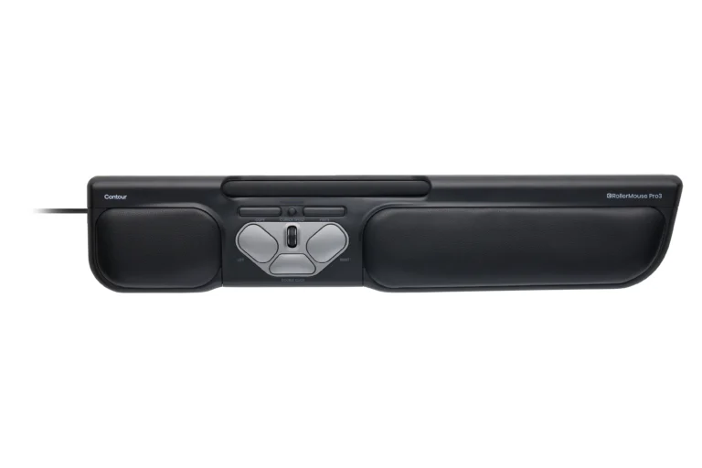 Maus me kabllo Contour RollerMouse Pro3 USB-C - Zezë/Gri