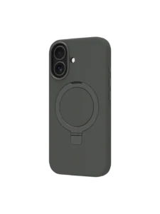 Aksesorë për telefon dbramante ROSKILDE MagSafe Kick Icon / Apple iPhone 17 / Protective Cover – Zezë