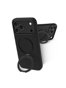 Aksesorë për telefon dbramante Roskilde me MagSafe Kickstand ICON për iPhone 17 Pro Max - Zezë