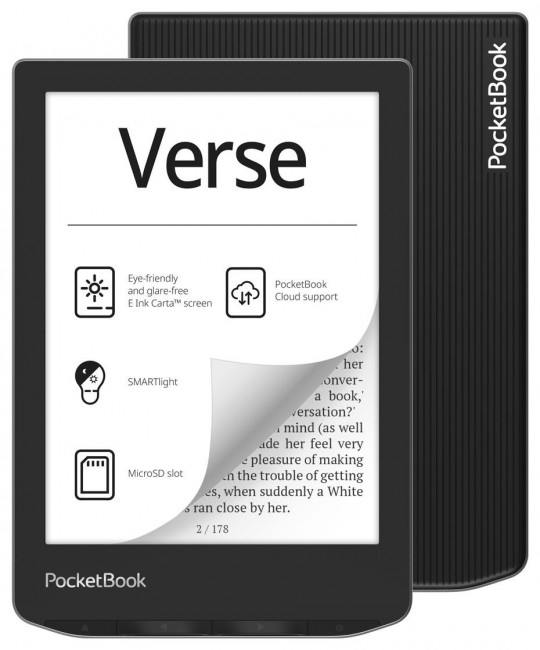 E-book PocketBook Verse (629) / 6 inch / 512MB / 8GB / Touchscreen / Gri