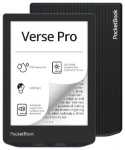 E-book PocketBook Verse Pro (634) / 6 inch / 512MB / 16GB / Bluetooth / Wi-Fi / blue