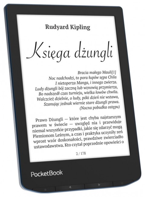 E-book PocketBook Verse Pro (634) / 6 inch / 512MB / 16GB / Bluetooth / Wi-Fi / blue