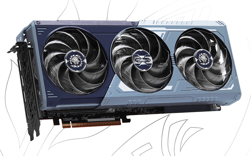 Kartelë Grafike (GPU) RX 9070 XT 16GB ASRock Monster Hunter Wilds Edition | GDDR6 | 3Fan - Figura 3