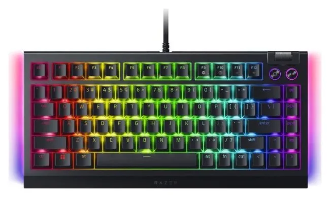 Tastierë Gaming Razer BlackWidow V4 75% Mechanical / Wired / QWERTY / US Language - Zezë - Figura 2