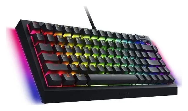 Tastierë Gaming Razer BlackWidow V4 75% Mechanical / Wired / QWERTY / US Language - Zezë - Figura 5
