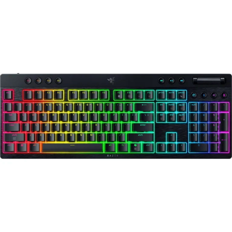 Tastierë Gaming Razer BlackWidow V4 Low-Profile HyperSpeed Wireless Keyboard / Orange Switches / DE