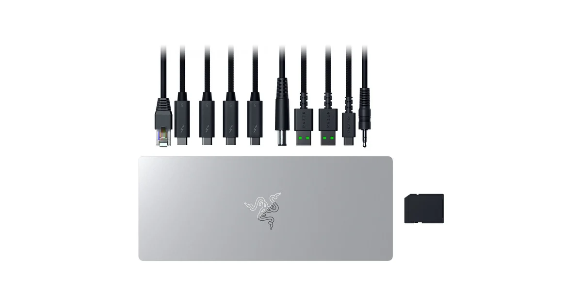 Docking Station Razer Thunderbolt 5 / USB-C+USB-A+Thunderbolt- Gri - Figura 3