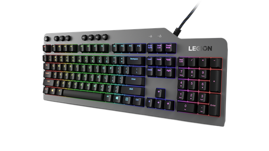 Tastierë Gaming Lenovo Legion K500 RGB / Backlight & Palm Rest - Gri/Zezë - Figura 4