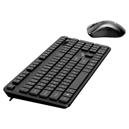 Combo (Tastierë & Maus) Genius KM‑8216S / Wireless / Silent - Zezë - Figura 2