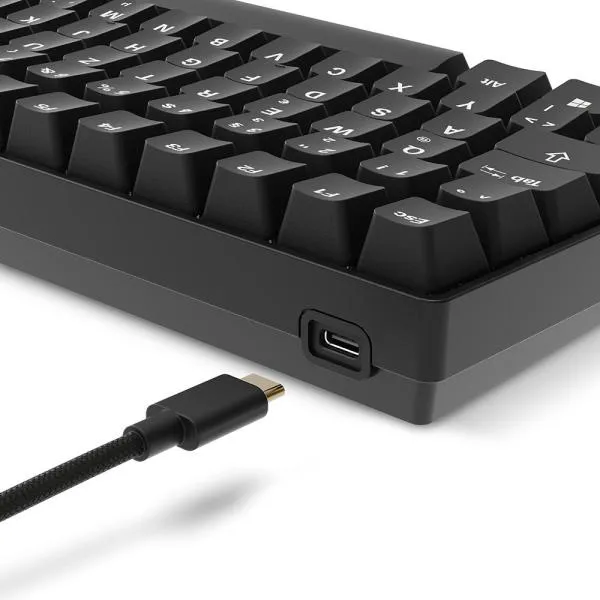 Tastierë Gaming Sharkoon SGK50 S2 PBT Gateron G Pro 3.0 Yellow Wired & Wireless / German Language / QWERTZ - Zezë - Figura 4