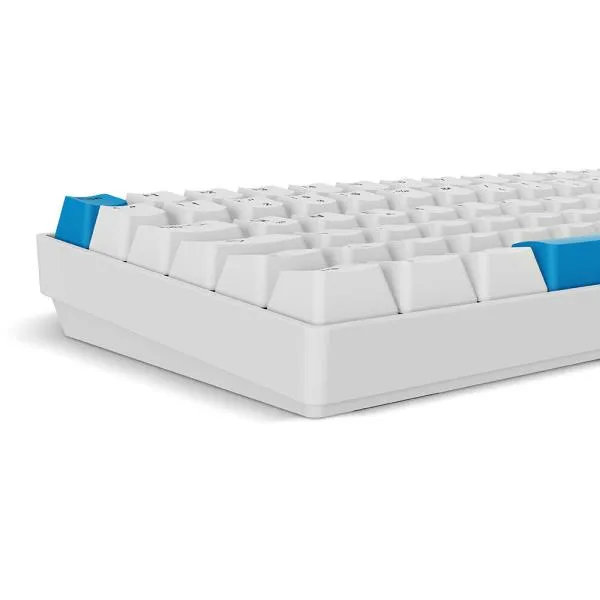 Tastierë Gaming Sharkoon SGK50 S2 PBT Gateron G Pro 3.0 Yellow / German Layout / QWERTZ - Bardhë - Figura 2
