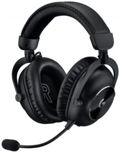 Kufje Gaming Logitech G Pro X2 Lightspeed / 7.1 Surround / ‎100Hz - 10,000Hz / Microphone / Wireless / Të zeza