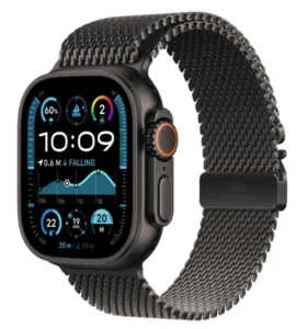 Apple Watch Ultra 2 GPS + Cellular 49mm Black Titanium Case / Black Titanium Milanese Loop - M