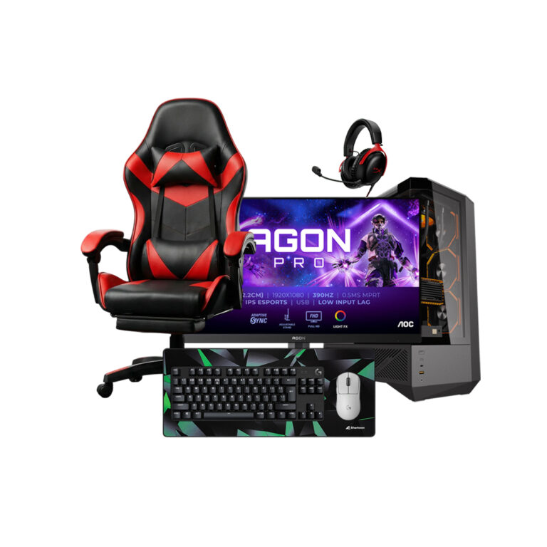 SPRING BUNDLE 7 / Ryzen 7 9800X3D / 16GB DDR5 / 500GB / RTX 5060 TI 8GB + AOC AGON Pro AG256FS 390Hz + G Pro X Superlight 2LS + HyperX Cloud III + G413 TKL SE + Sharkoon Skiller SGP30 XXL + DJ2319F