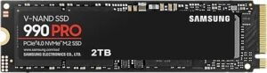 SSD Samsung 990 Pro / 2TB / 7450/6900 MB/s / M.2 / PCIe 4.0 x4 NVMe 1.3c / E zezë