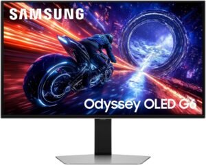 Monitor Gaming Samsung S27FG602SU / 27 " / Wide Quad HD OLED / 500 Hz / 0,03 ms / DisplayPort + HDMI + Power + USB / Gri