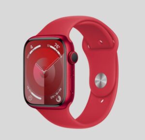 Apple Watch Series 9 Aluminum Cellular 41mm Red (Red Sport Band) S/M
