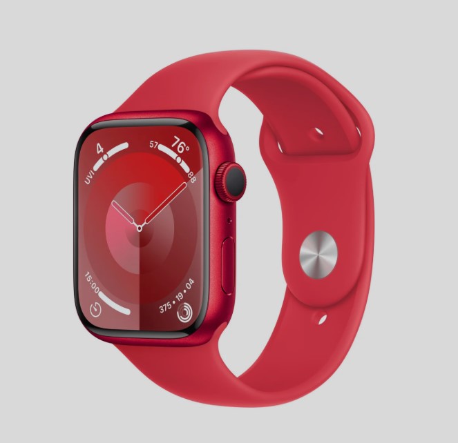 Apple Watch Series 9 Aluminum Cellular 45mm Red (Red Sport Band) M/L