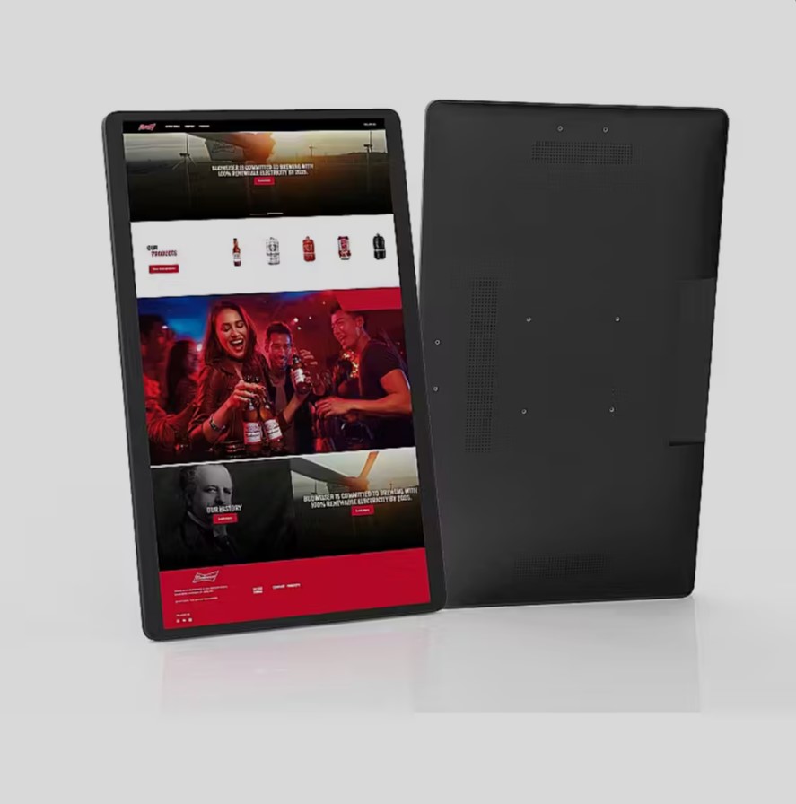 Monitor për punë ALLNET High Performance Display / 21" / FHD LCD IPS / 60 Hz / 14 ms / RK3588S2 / NFC+PoE+HDMI Zezë - Figura 2