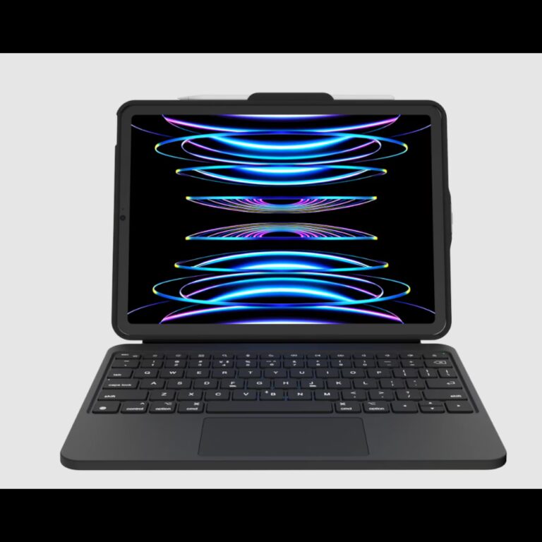 Aksesorë për tablet Deqster PKU3 Prime për iPad Air M2/M3 11" / DE Layout -Zezë