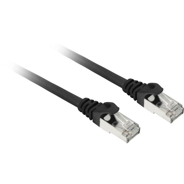 Kabllo për Rrjet Sharkoon Patch Cable S/FTP RJ-45 Cat.7a / 10m - Zezë