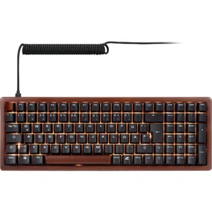 Tastierë Gaming  Sharkoon SKILLER SGK50 S2 / Wood PBT / Yellow Switches / French Layout – Druri / Zezë 7