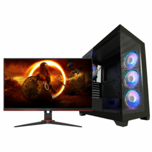 Kompjuter Gaming Summer Series 38 / i5-14600KF / 32GB / 500GB / RTX 5060 8GB + Monitor Gaming AOC 24G2ZE/BK / 24 Inch / Full HD / 240Hz