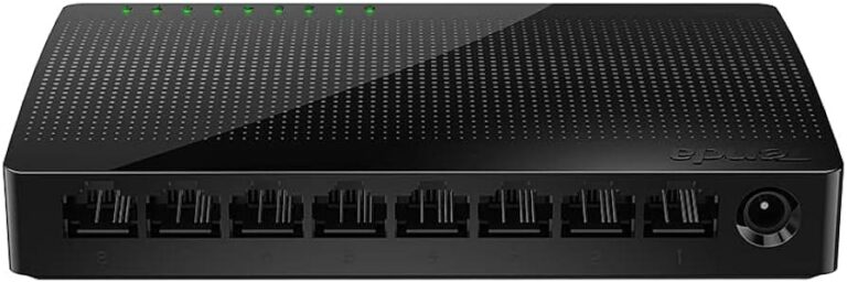 Switch Tenda SG-108 / 8-Port / Gigabit Ethernet / Unmanaged / 1000Mbps / Plug and Play / I zi