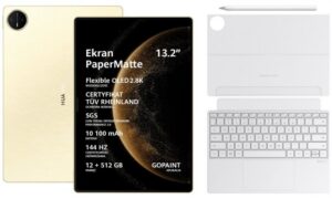 Tablet Android Huawei MatePad Pro / 13.2 inch OLED / 12GB / 512GB / PaperMatte Gold + Keyboard + Stylus