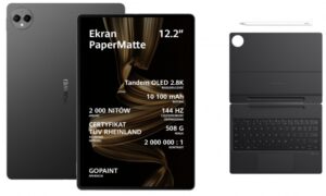 Tablet Android Huawei MatePad Pro / 12.2 inch / 12GB / 512GB / PaperMatte Black + Keyboard + Stylus