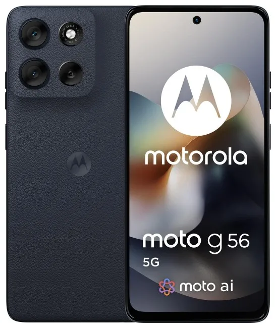 Telefon Motorola G56 / 5G / Dual SIM / 8GB / 256GB – Black Oyster