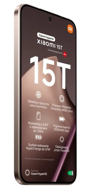 Telefon Xiaomi 15T / 12GB / 512GB – Rose Gold - Figura 4