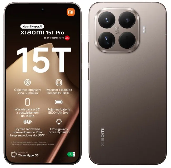 Telefon Xiaomi 15T Pro / 12GB / 512GB - Mocha Gold