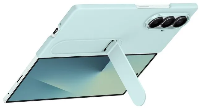 Aksesorë për Telefon Samsung Silicone Case për Galaxy Z Fold 7 – Gjelbër e hapur - Figura 3