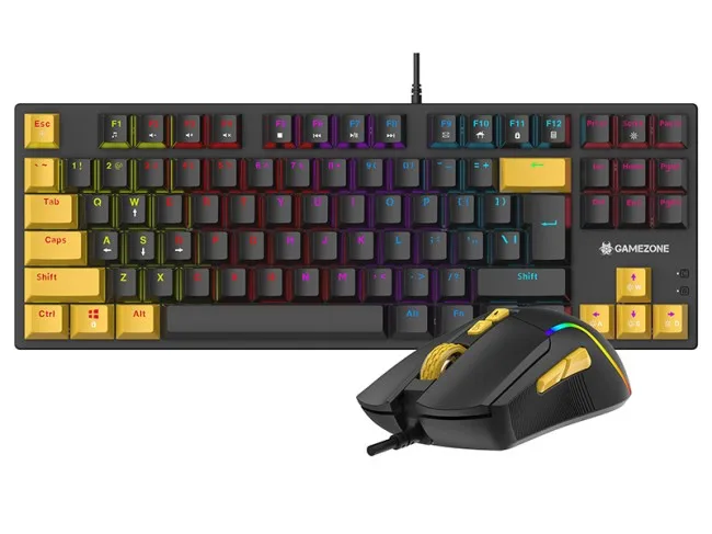 Combo (Tastierë & Maus ) Gaming Tracer GameZone Hornet 87 USB / QWERTY – Zezë