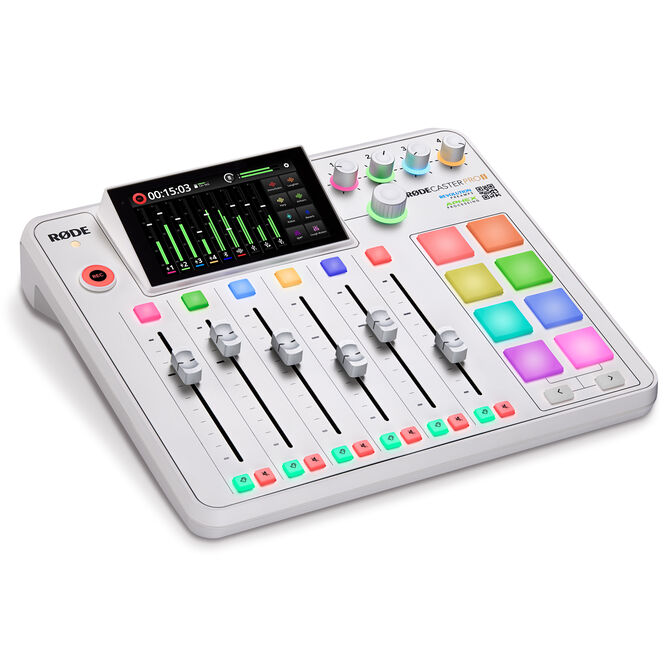 Mikser Audio Rode RDECaster Pro II / USB‑C + Jack + XLR - Bardhë