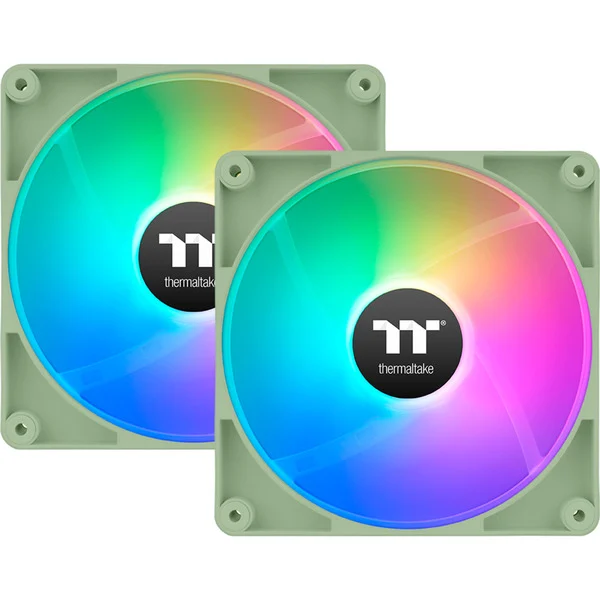 Ftohës për kasë Thermaltake CT120 Reverse ARGB Sync 120mm / 2 Pack - Matcha Green