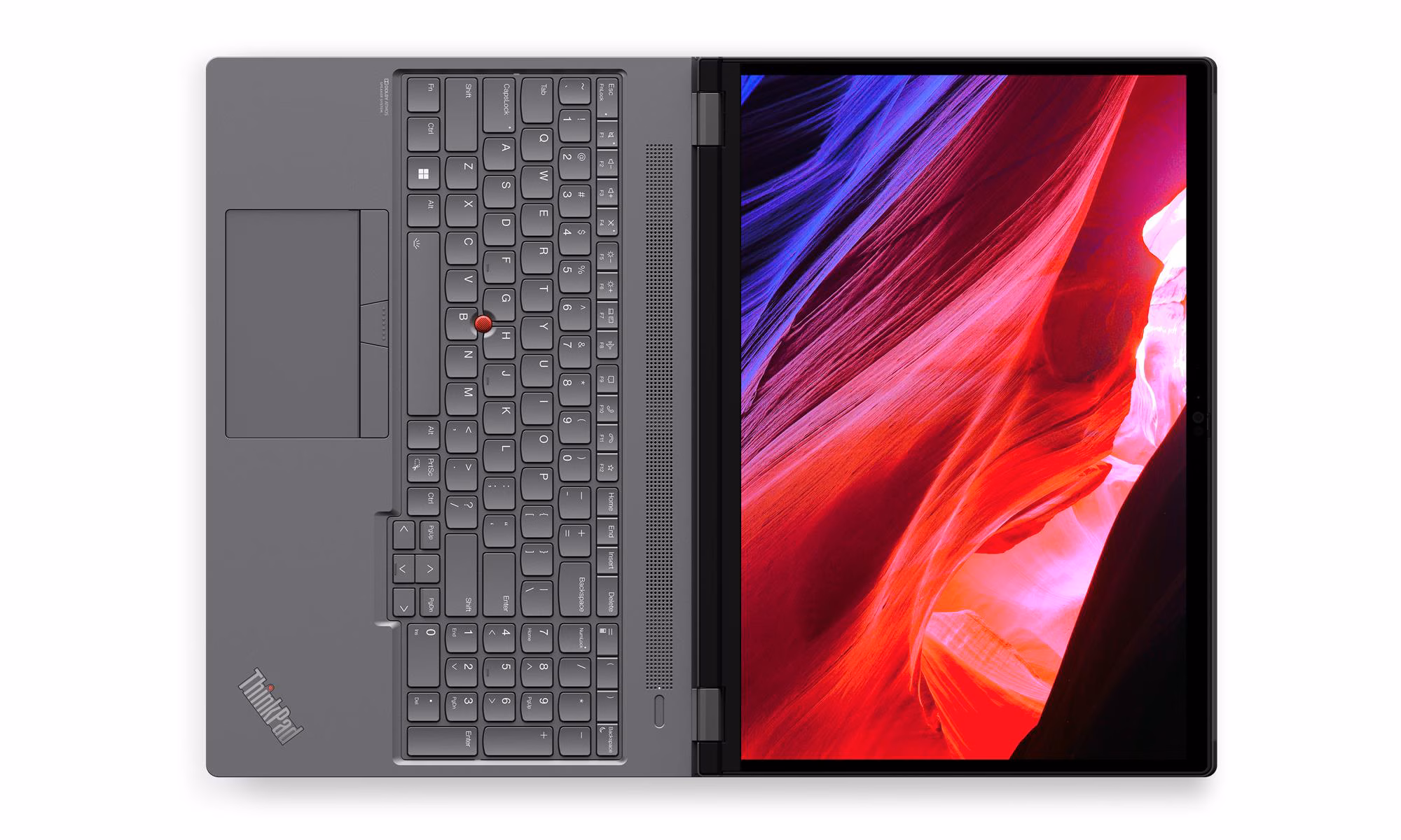 Laptop Lenovo ThinkPad P16 G2 / i7-13850HX / 64GB DDR5 / 512GB / 16″ WQXGA IPS AG 165Hz / RTX A2000 Ada 8GB – Gri 2